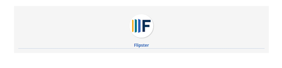 Logo Flipstera takie, jakie jest wyświetlane w serwisie EBSCO