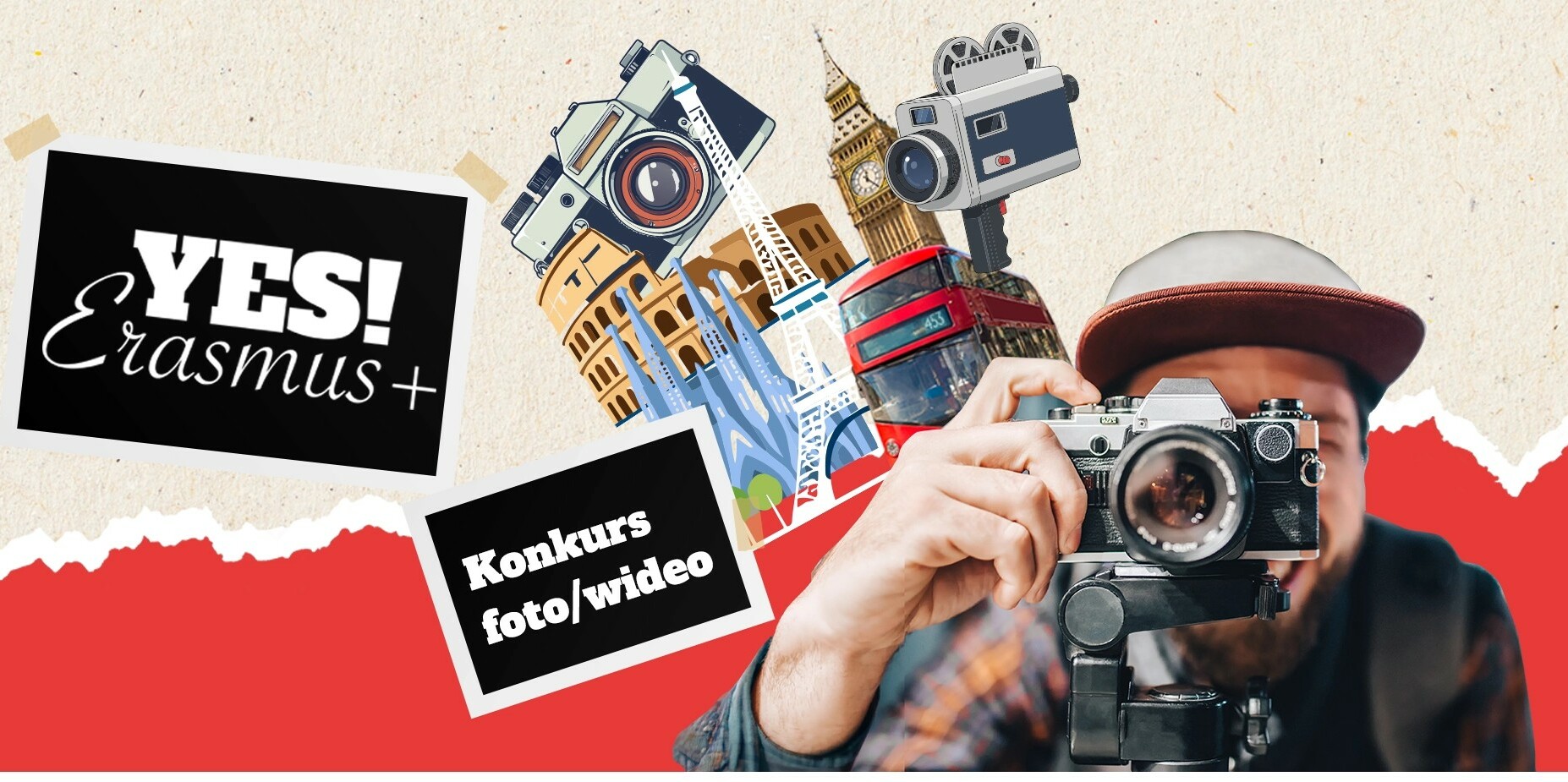 Konkurs fotograficzno-filmowy "Your Experience Story - YES! Erasmus+” dla studentów i doktorantów