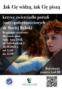 Zapraszamy na bezpłatne warsztaty „Jak Cię widzą, tak Cię piszą - krzywe zwierciadło portali (anty)społecznościowych”