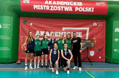 Studentki Politechniki Koszalińskiej w półfinale Akademickich Mistrzostw Polski w koszykówce kobiet