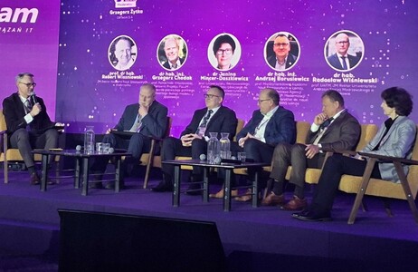 Przedstawiciele Uczelnianego Centrum Technologii Informatycznych na konferencji w Nałęczowie