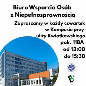 Zapraszamy w każdy czwartek w Kampusie przy ulicy Kwiatkowskiego