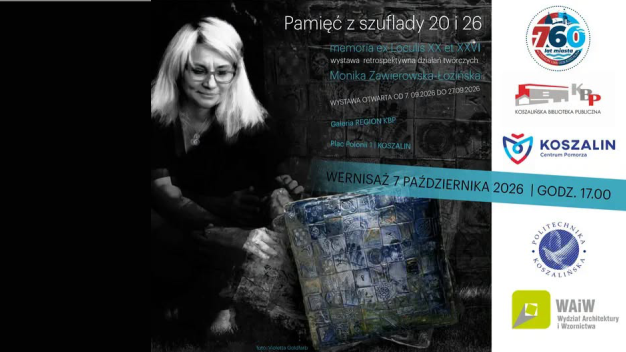 „Pamięć z szuflady 20 i 26. Memoria ex Loculis XX et XXVI” – retrospektywy twórczości dr hab. Moniki Zawierowskiej-Łozińskiej, prof. PK