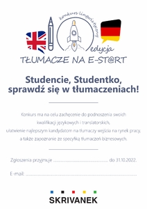 Konkurs tłumaczeniowy dla studentów