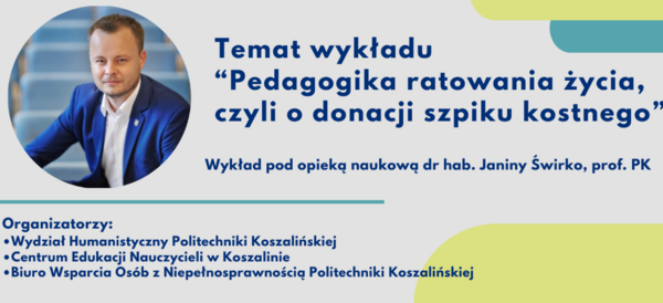 Zapraszamy na wykład o donacji szpiku kostnego