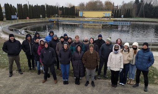 Zajęcia terenowe w Oczyszczalni ścieków Jamno