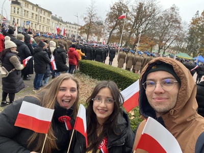 Studenci Erasmus+ wzięli udział w obchodach Narodowego Święta Niepodległości