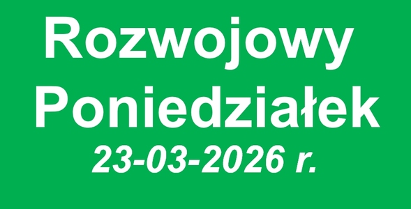  Rozwojowy Poniedziałek - 23 marca 2026