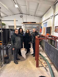 Wizyta pracowników Katedry Geotechniki, Budownictwa Drogowego i Hydrotechniki w Instytucie Budownictwa Wodnego PAN w Gdańsku