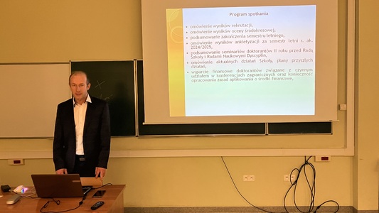 Co nowego w Szkole Doktorskiej? Relacja ze spotkania z Dyrektorem