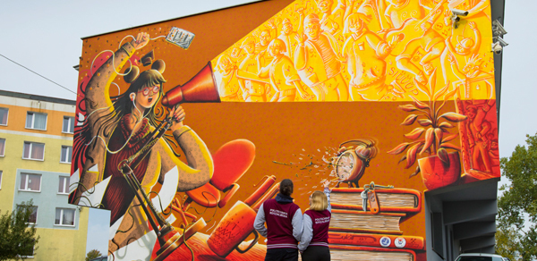 Street artowe oblicze Centrum Kultury Studenckiej Kreślarnia