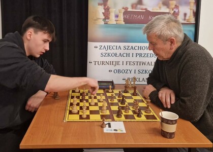 Kolejny sukces uczelnianego mistrza szachowego – Filipa Łuczaka