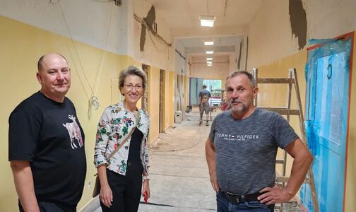 Trwa remont uczelnianej hali sportowej 