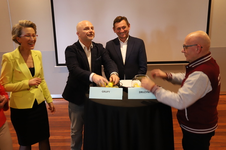 Drużyny na organizowany przez Uczelnię turniej, wylosowane