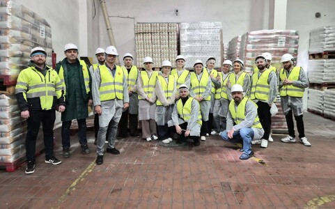 Przedstawiciele WNE z wizytą w Przedsiębiorstwie Zbożowo‑Młynarskim „PZZ” Stoisław