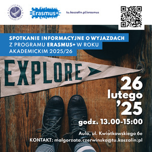 Spotkanie informacyjne programu Erasmus Plus.