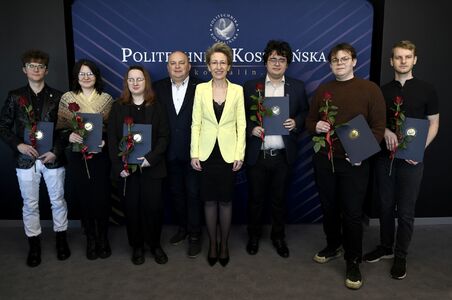 Spotkanie studenckich władz z rektor Politechniki Koszalińskiej