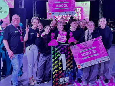 Nagroda Rektor Politechniki Koszalińskiej przyznana w turnieju tańca "Koszalińskie YO!"