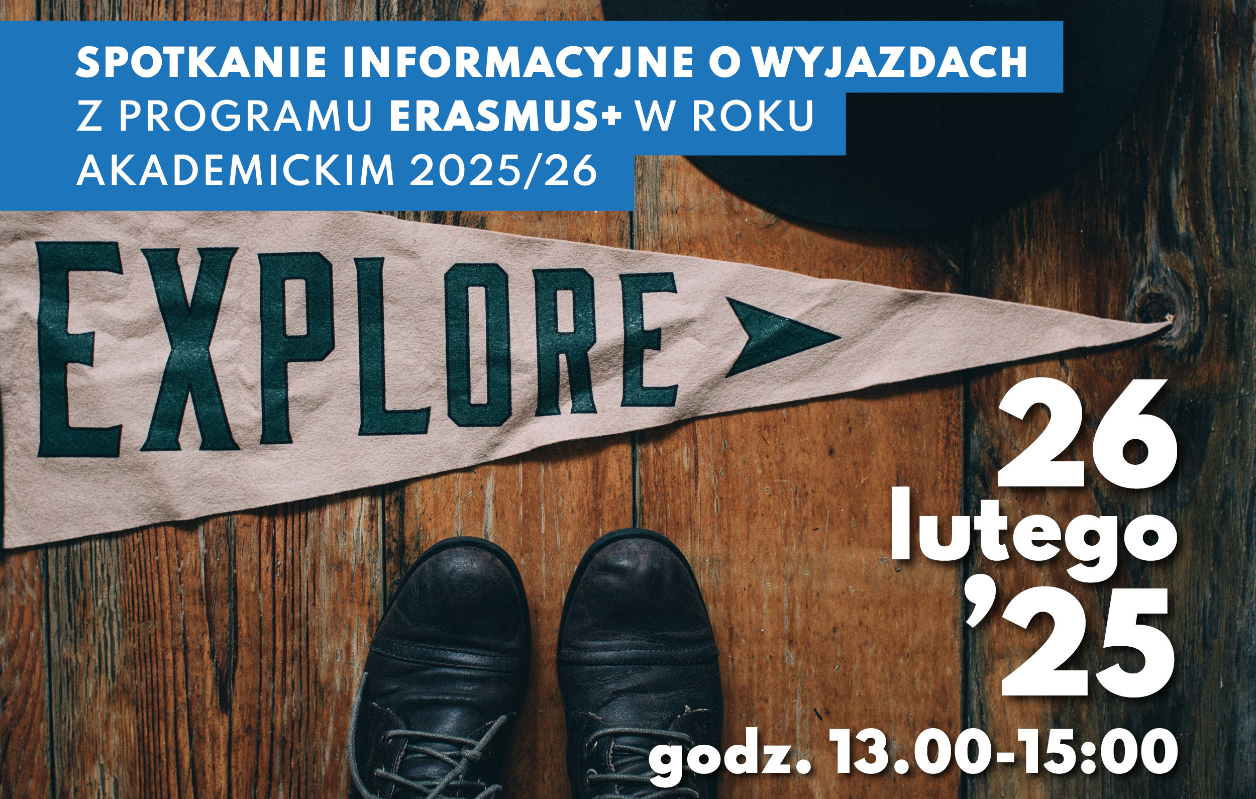 Spotkanie informacyjne o wyjazdach z programu Erasmus+ w roku akademickim 2025/26 