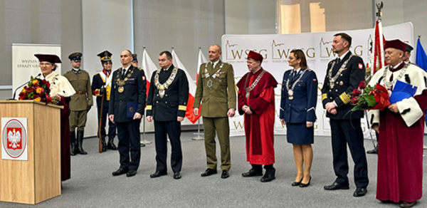 Pierwsza inauguracja roku akademickiego Wyższej Szkoły Straży Granicznej w Koszalinie