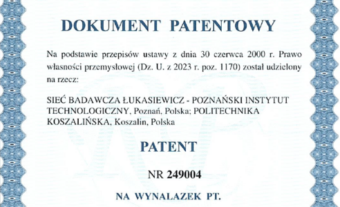 Patent na sposób higienizacji elementów instalacji rurociągowych