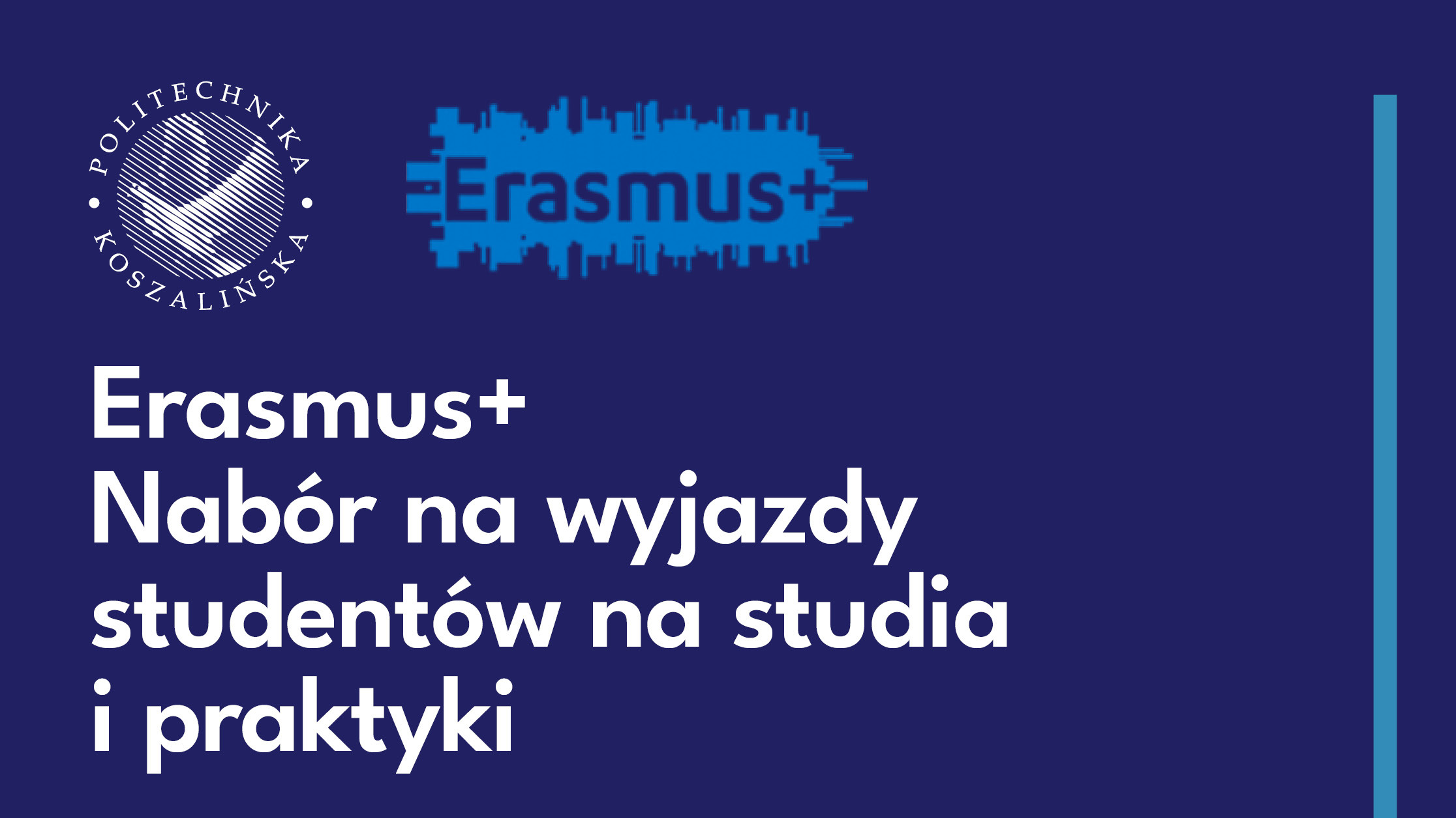 Erasmus+ nabór na wyjazdy zagraniczne studentów 