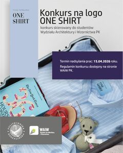  KONKURS dla Studentów WAiW - Projekt koncepcyjny Logo ONE SHIRT Koszalin!