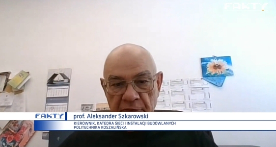 Prof. Aleksander Szkarowski w głównym wydaniu Faktów TVN - wypowiedź eksperta