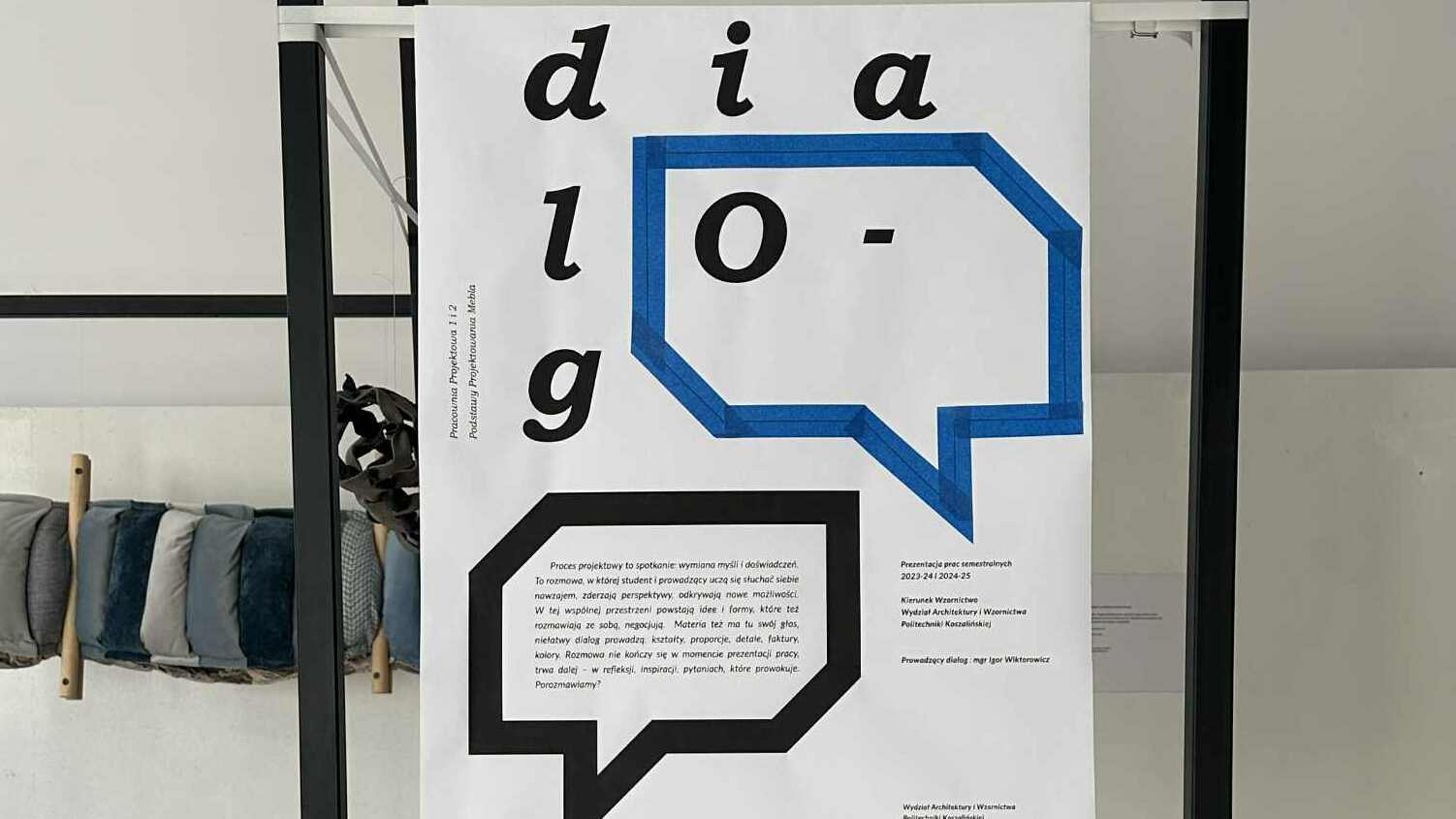 DIALOG_prezentacja projektów studenckich z Pracowni Podstaw Projektowania Mebla