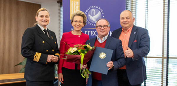 Gratulacje dla nowo wybranego rektora Zachodniopomorskiego Uniwersytetu Technologicznego w Szczecinie