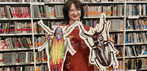 Wystawa prac Justyny Horków w Mediatece KBP