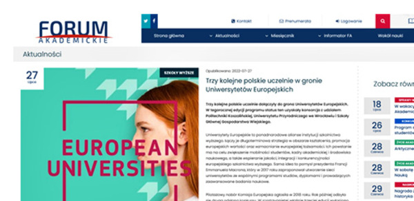 Uniwersytet Europejski / Forum Akademickie