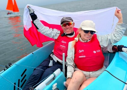 Srebrny medal Michała Dżugana z Yacht Clubu Politechniki Koszalińskiej na Mistrzostwach Europy